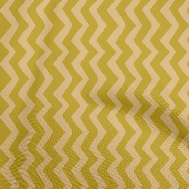 oneOone Silk Tabby Gamboge Yellow Fabric Chevron Sewing Craft Projects Fabric Prints By Yard 42 Inch Wide