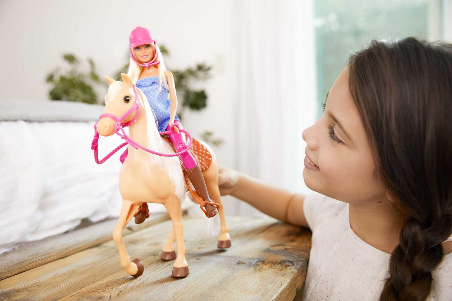 Barbie – Coffret de jeu Poupée et cheval