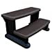 thumbnail image 3 of Puri Tech Universal Spa & Hot Tub Outdoor Steps No Slip Grip Support - Espresso with Black, 3 of 15