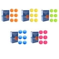 thumbnail image 4 of pitrice 6 Pcs/ensemble Balles de Pickleball Professionnelles de Rechange 40 Trous Réutilisables Balles de Pickle d'Entraînement Assorties Kit Cadeau d'Anniversaire Jaune, 4 of 8