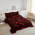 thumbnail image 3 of Erosebridal Magic Dragon Comforter Sets Queen Size, Red Animal Scales Comforter Sets Queen Size, Reversible, 3 of 7
