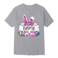 thumbnail image 4 of MIASHUI T-Shirts Graphiques de Pâques pour Garçons Manches Courtes Décontractées Douces Hauts Colorés pour Enfants Gris, 6-7 Ans, 4 of 4