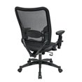 thumbnail image 3 of Air Grid Black Fabric Seat Back Adjustable Arms and Lumbar Managers Chair, 3 of 5