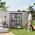 thumbnail image 2 of PawHut Enclos Extérieur pour Chat Catio, Cage en Métal pour Chat avec Couvercle, 4 Plateformes, 2 of 10