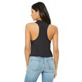 thumbnail image 2 of Ladies' Racerback Cropped Tank - DARK GRY HEATHER - S, 2 of 3
