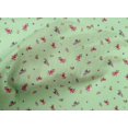 thumbnail image 4 of oneOone Cotton Cambric Fabric Leaves & Flower Floral Print Fabric BTY 56 Inch Wide, 4 of 4