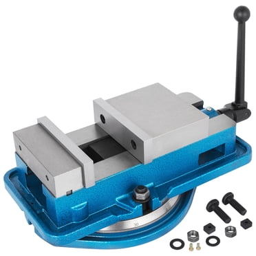 VEVOR 5" Milling Machine Lockdown Vise Swivel Base Swivel Base 0-360deg scales Width