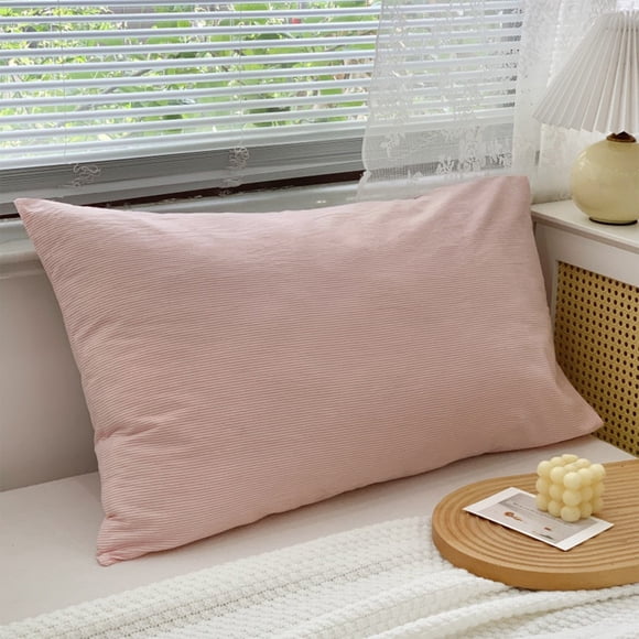 Pillowcase Solid Color Ins Stripe Pillowcase Piece Pillowcase One Pair
