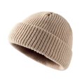 thumbnail image 1 of MesaSe Bonnet Tricoté Fait Main Extensible Décontracté Épais Résistant au Froid Couleur Unie Automne Hiver Bonnet pour Femmes pour Extérieur, 1 of 9