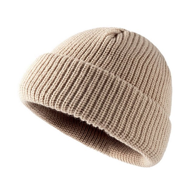 MesaSe Bonnet Tricoté Fait Main Extensible Décontracté Épais Résistant au Froid Couleur Unie Automne Hiver Bonnet pour Femmes pour Extérieur