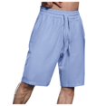 thumbnail image 1 of Gibobby Men's Swim Trunks with Compression Liner Beach Shorts Quick Dry Bathing Suits with Pocket[Dark Blue,S], 1 of 4