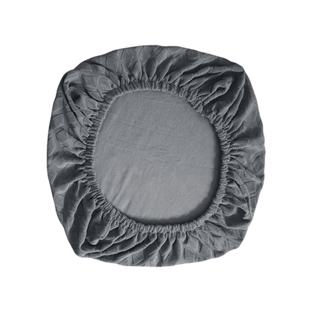 Elastic Computer Chair Slipcovers ,Stretchable Universal Comfort Rotating Chair Gray