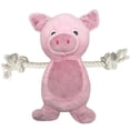 thumbnail image 1 of GiGwi 12" Squeaker avec corde confortable cochon chien jouet, 1 of 5