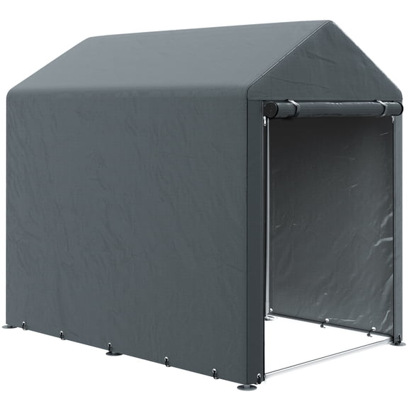 Outsunny 4 x 6ft Outdoor Storage Shed Tent for Motorcycle Bike Garden Tool