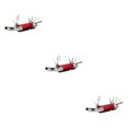 thumbnail image 3 of Baohd Ensemble de Réparation de Vélo Portable Multifonction Mécanicien de Cyclisme Trousse d'Outils de Réparation avec Tournevis Chaîne Rivet Extracteur Clé de Douille Rouge 3 Pcs, 3 of 6