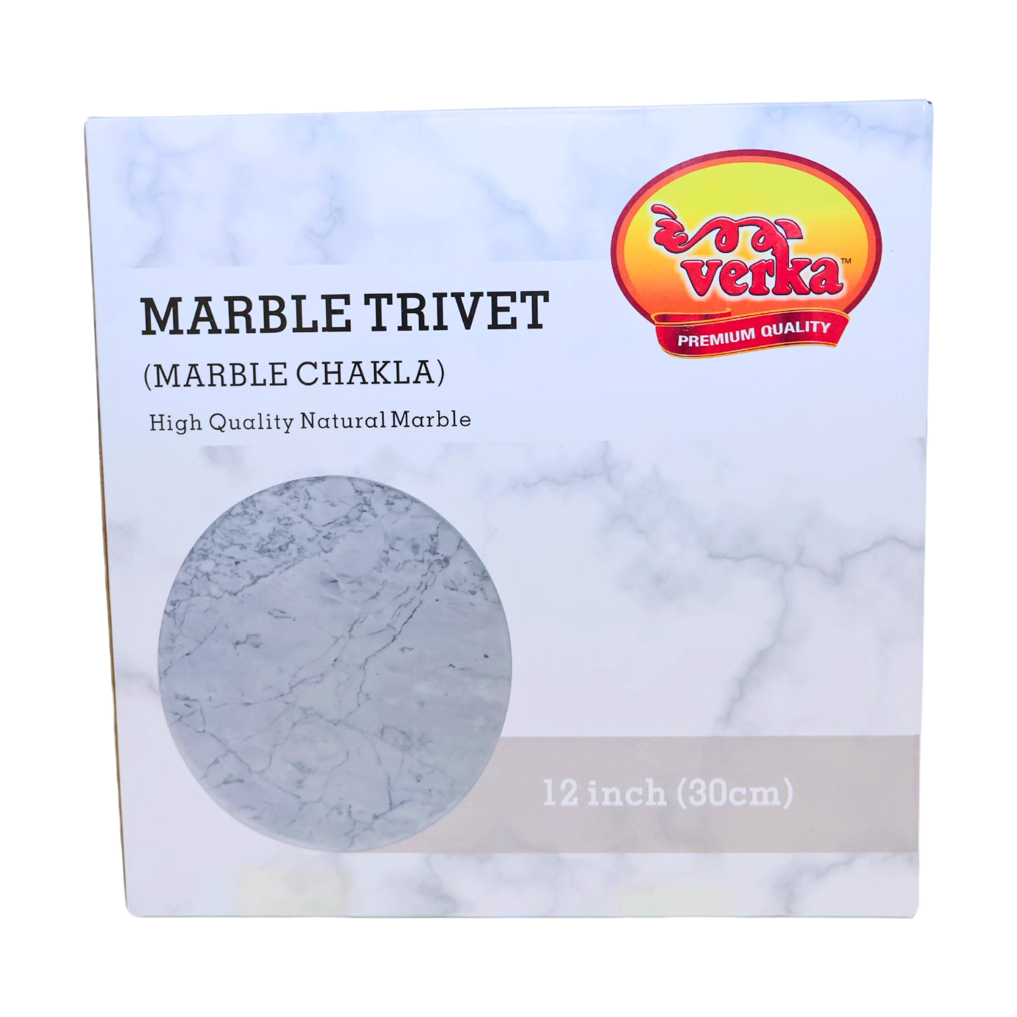 Sous-plat en marbre Verka/Chakla, 12 pouces