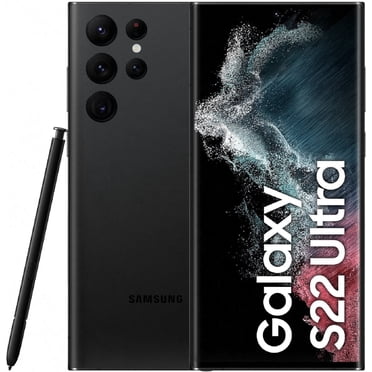 Refurbished Samsung Galaxy S22 Ultra 5G - 128GB – Phantom Black – 108MP Quad Rear & 40MP Front Camera - Fully Unlocked Smartphone - Excellent Condition
