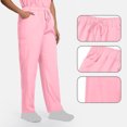 thumbnail image 3 of V Neck Scrubs for Women Set Scrubs Top Drawstring Straight Pants 4 Way Stretch Medical Nursing Uniforms Matching Sets, 3 of 6
