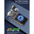 thumbnail image 3 of GT210 1 Go 64Bit GDDR3 Cartes Graphiques Pci Pci Express 2.0 X16 VGA DVI Carte Vidéo, 3 of 7