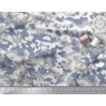 thumbnail image 3 of Soimoi Rayon Fabric Two Tone With Grey Camouflage Print Sewing Fabric Yard 56 Inch Wide, 3 of 3