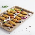 thumbnail image 3 of TIMIFIS Baking Tray 14.5 Inch Carbon Steel Non-Stick Coating Baking Tray Baking Oven Chassis Kitchen Gadgets, 3 of 4