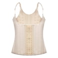 thumbnail image 1 of EQWLJWE Mode Femme Couleur Unie Col Rond Confortable Ample Sans Manches Haut Dos Nu Blouse Corset Décontracté Lingerie pour Femmes, 1 of 8