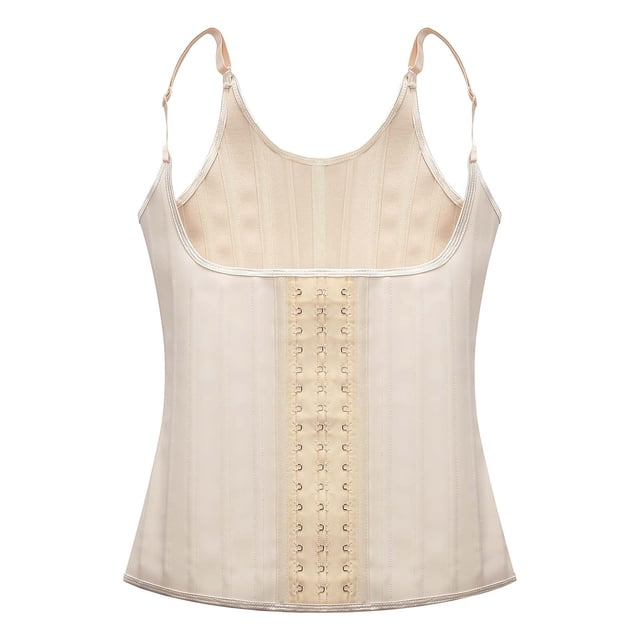 EQWLJWE Mode Femme Couleur Unie Col Rond Confortable Ample Sans Manches Haut Dos Nu Blouse Corset Décontracté Lingerie pour Femmes