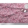 thumbnail image 3 of Soimoi Cotton Duck Fabric Leaves & Floral Batik Print Fabric by The Yard 56 Inch Wide, 3 of 3