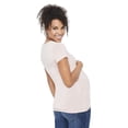 thumbnail image 3 of Paisley Sky Maternity Short Sleeve V-Neckline Tee, 3 of 6