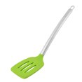 thumbnail image 1 of Unique Bargains Kitchenware Stainless Steel Grip Silicone Slotted Pancake Turner Spatula Purple, 1 of 3