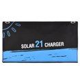 thumbnail image 3 of Chargeur de Panneau Solaire Portable pour le Camping, Étanche IPX5, 2 Ports USB/Type‐C, 3 of 8