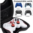 thumbnail image 2 of Étui de Rangement pour Manette avec Sangle Sac pour Manette Portable Étui de Transport Antichoc pour Manette pour PS5 PS4 Xbox One 360 Switch Manette 15.5*11*7c, 2 of 5