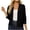 Black, variant on Pitauce Womens 3/4 Sleeve Cropped Cardigan Sweater Open Front Lightweight Knitted Bolero Shrug Cardigan