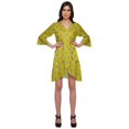 thumbnail image 1 of Moomaya Printed WoMen's Robes Soft Kimono Robe Nightwear Summer Bathrobe, 1 of 5
