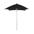 thumbnail image 1 of California Umbrella Venture Parasol de Marché Argenté de 6 Pieds en Noir, 1 of 4