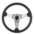 thumbnail image 3 of 350mm / 14in Voiture de Course Volant Dérivant Remplacement Universel Modifié Accessoireargent, 3 of 13