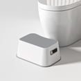 thumbnail image 2 of Mainstays Kids Grey/White Step Stool, 77 lbs Weight Capacity, 2 of 5