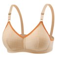 thumbnail image 1 of fheaev Summer Savings Clearance Front Closure Bras For Women Full Coverage Plus Size Bralette Bra Women's Development Period Gathering Breathable Underwear Sports Three Buckle Daily Bra Small Bra, 1 of 4