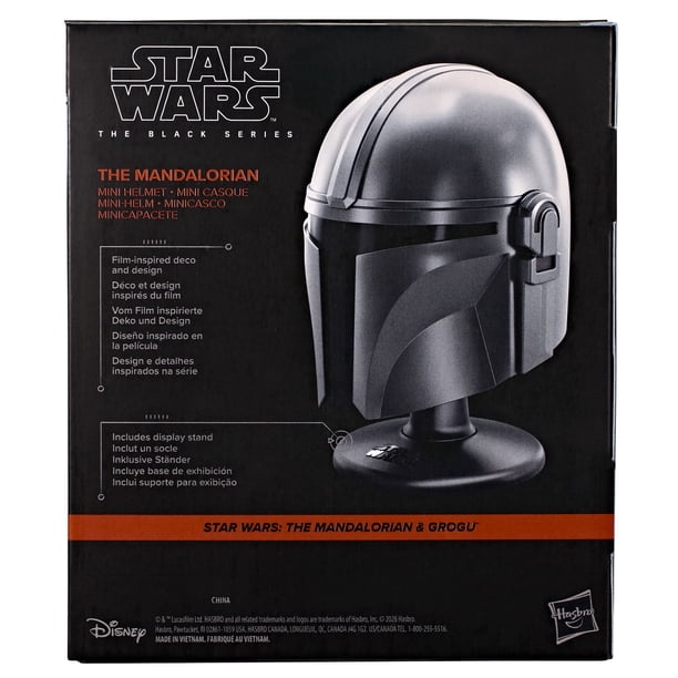 Star Wars The Black Series The Mandalorian Premium Mini Helmet for