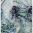 thumbnail image 1 of Soimoi Moss Georgette Fabric Sparrow Panel Fabric Prints by Yard 42 Inch Wide, 1 of 6