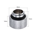 thumbnail image 2 of Unique Bargains Male to Female Extender Fitting G1/4 x 10mm for Computer Water Cooling System Silver 4pcs, 2 of 5