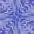 thumbnail image 1 of Ahgly Company Tapis de Zone Lavable en Machine Carré Transitionnel Jeans Bleu, 6 Pieds Carré, 1 of 7