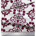 thumbnail image 3 of Soimoi Rayon Fabric Moroccan Damask Print Fabric by Yard 42 Inch Wide, 3 of 3