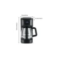 thumbnail image 2 of Mainstays Programmable 12 Cup Coffee Maker with Touchscreen, Black, 2 of 7