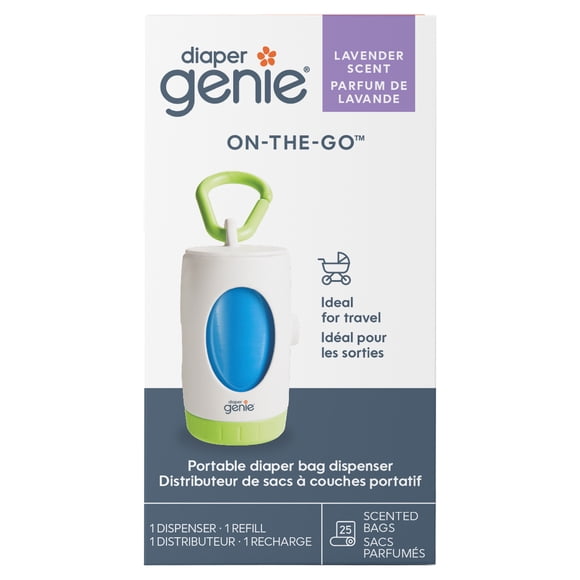 Diaper Genie On-the-Go Portable Diaper Bag Dispenser