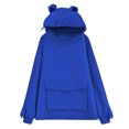 thumbnail image 1 of Femmes Nouveauté Frog Sweat à Capuche à Manches Longues avec Poche, 1 of 7