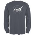 thumbnail image 1 of NASA T-Shirt à Manches Longues pour Hommes avec Logo en Contour, 1 of 1