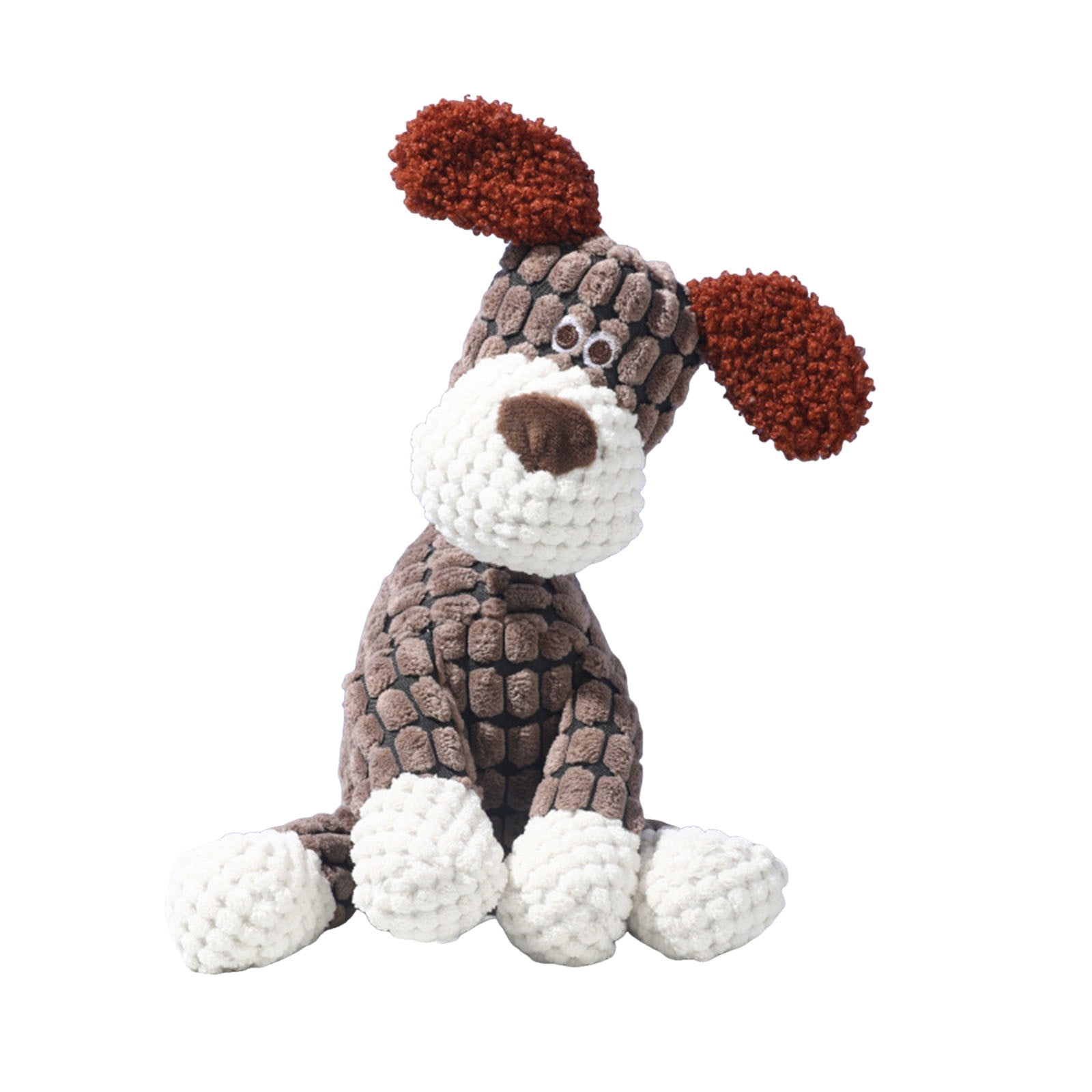 Upgrade Indestructible Squeaky Dog Toy for Aggressive Chewers Interactive Teething Chew Toys Stuffed Animal Pet Play