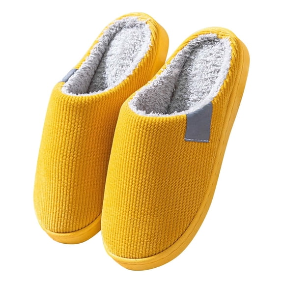 Yhmxh Pantoufles en Coton Saison Intérieur Maison Sac et Chaussures Chaudes pour Couple