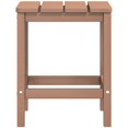 thumbnail image 3 of vidaXL Chaises Adirondack de Jardin avec Repose-Pieds et Table HDPE Brun, 3 of 4